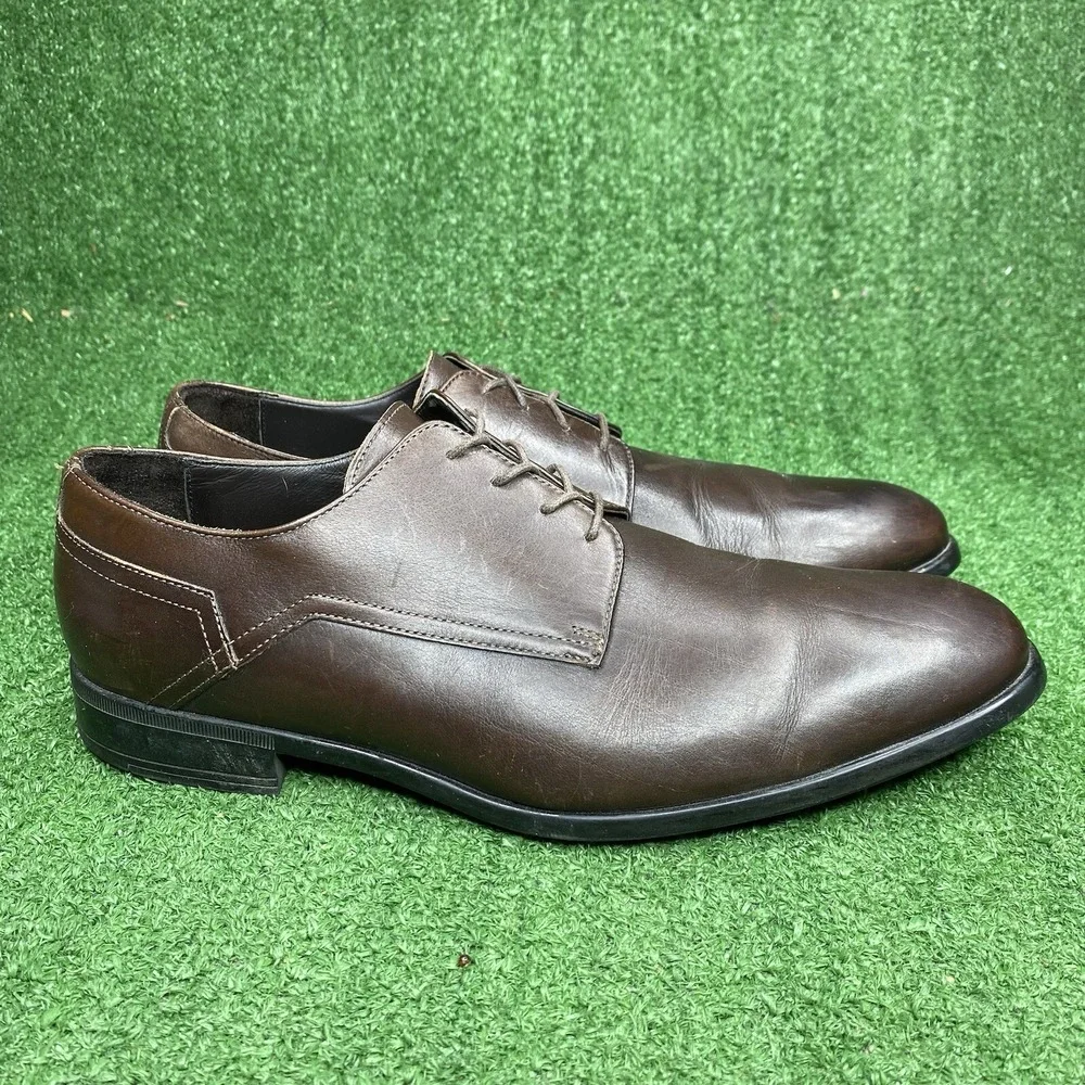 Bruno Magli Naitland Almond Toe Oxford Leather Dress‎ Shoes Mens Size 10
